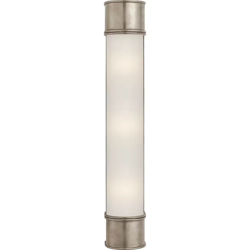 Chapman & Myers Oxford 3 Light 4 inch Antique Nickel Bath Sconce Wall Light