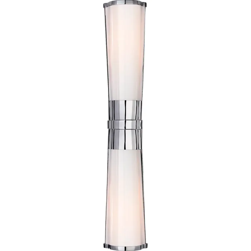 Chapman & Myers Carew 2 Light 4.5 inch Polished Nickel Linear Bath Sconce Wall Light