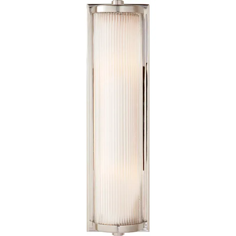 Thomas O'Brien Dresser 2 Light 5 inch Polished Nickel Bath Light Wall Light