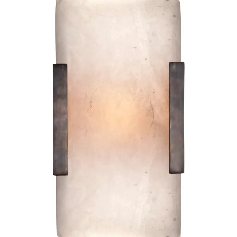 Kelly Wearstler Covet LED 5.25 inch Bronze Wide Clip Bath Sconce Wall Light