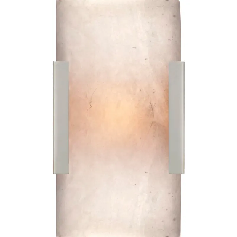 Kelly Wearstler Covet LED 5.25 inch Polished Nickel Wide Clip Bath Sconce Wall Light