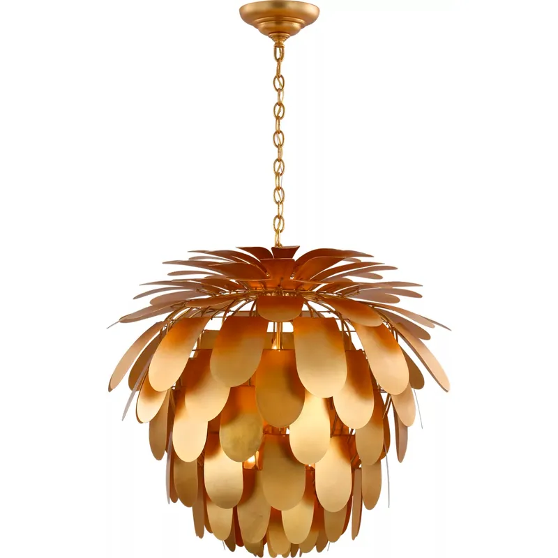 Chapman & Myers Cynara 6 Light 36.5 inch Gild Chandelier Ceiling Light, Grande