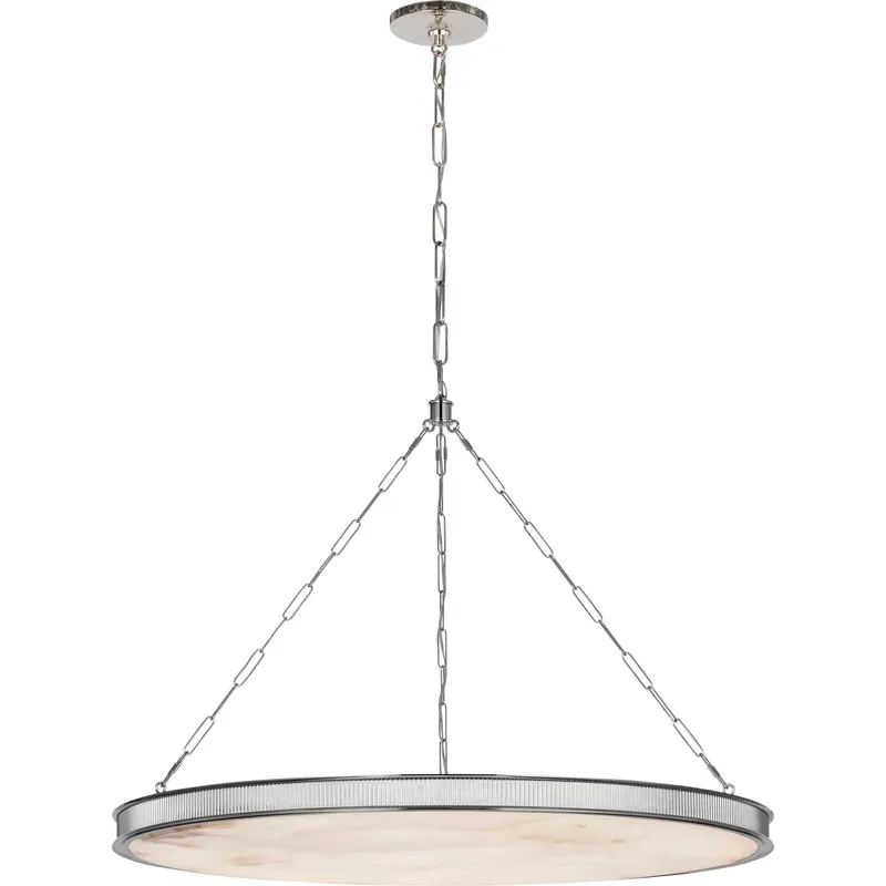 Marie Flanigan Matthew LED 40 inch Polished Nickel Chandelier Ceiling Light
