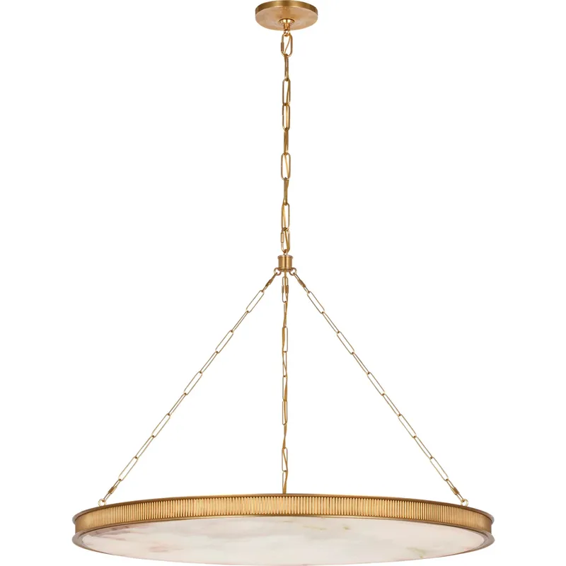 Marie Flanigan Matthew LED 40 inch Soft Brass Chandelier Ceiling Light