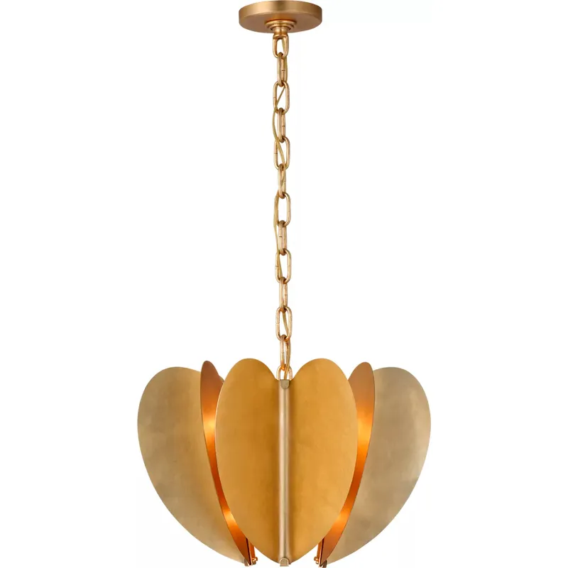 kate spade new york Danes LED 16.75 inch Gild Chandelier Ceiling Light, Small
