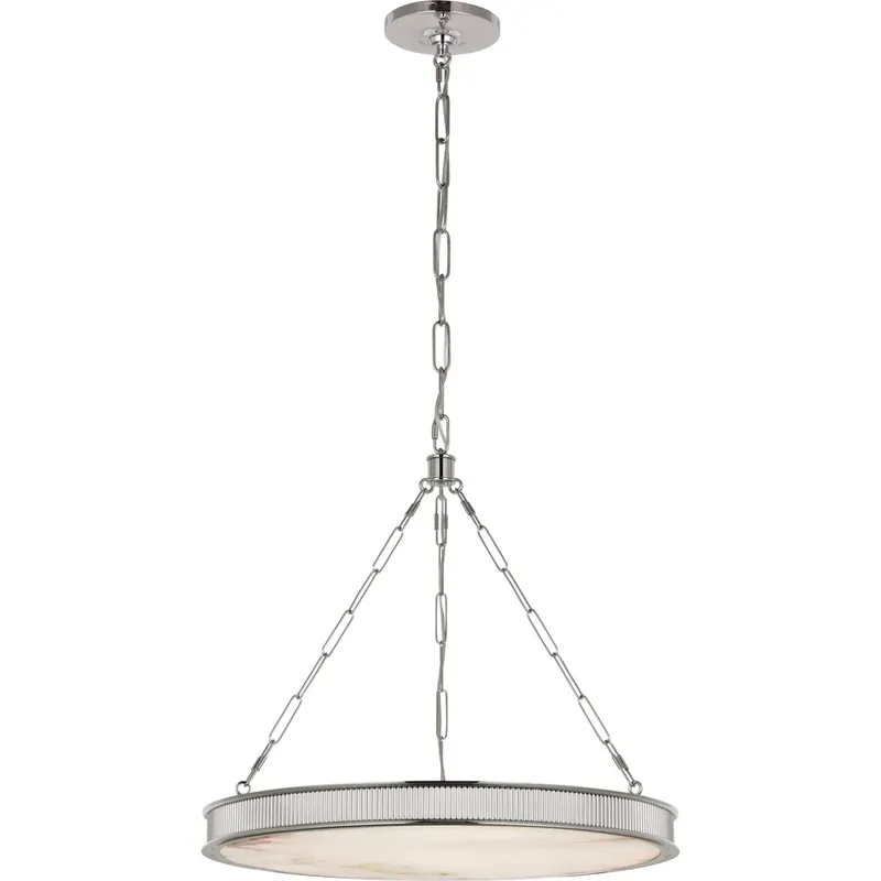 Marie Flanigan Matthew LED 24 inch Polished Nickel Chandelier Ceiling Light