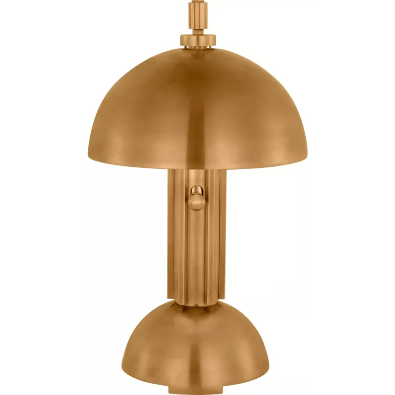 Thomas O'Brien Dally 13.5 inch 8 watt Hand-Rubbed Antique Brass Desk Lamp Portable Light