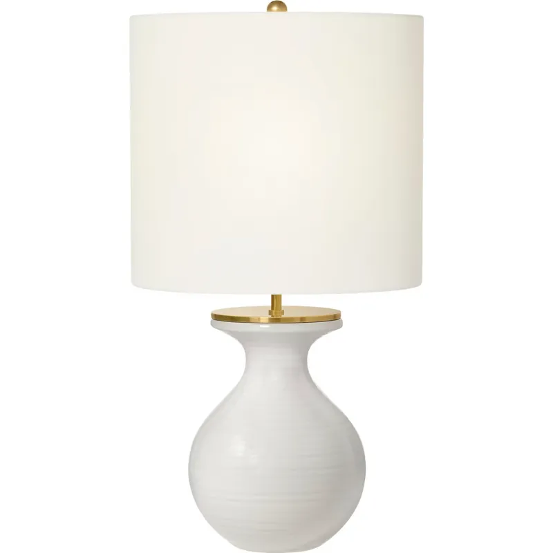 kate spade new york Albie 25.25 inch 60 watt New White Desk Lamp Portable Light, Small
