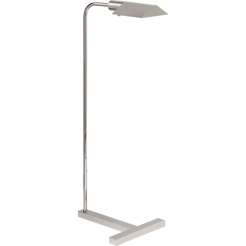 J. Randall Powers William 36.25 inch 40 watt Polished Nickel Floor Lamp Portable Light