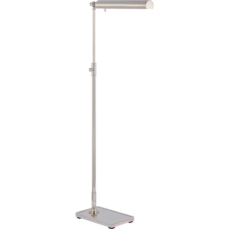 Chapman & Myers Lawton 41 inch 8 watt Polished Nickel Adjustable Pharmacy Lamp Portable Light, Medium
