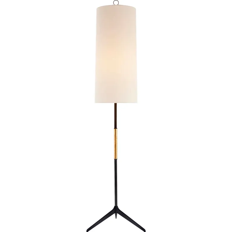 AERIN Frankfort 60 inch 100 watt Aged Iron Floor Lamp Portable Light