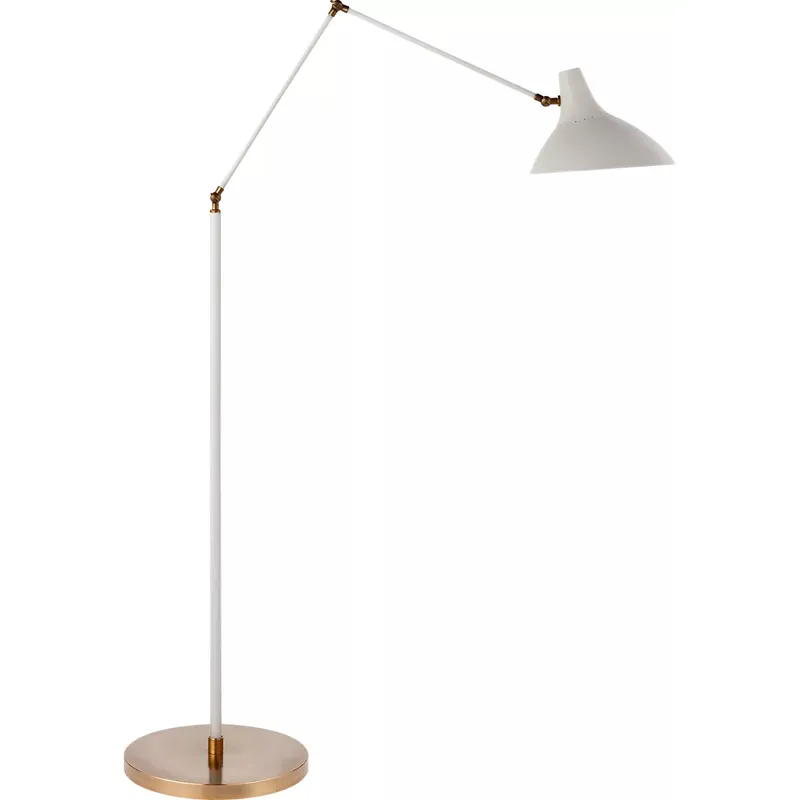 AERIN Charlton 51 inch 60 watt Plaster White Floor Lamp Portable Light