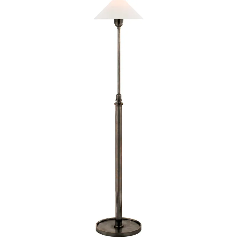 J. Randall Powers Hargett 39.5 inch 60 watt Bronze Floor Lamp Portable Light in Linen
