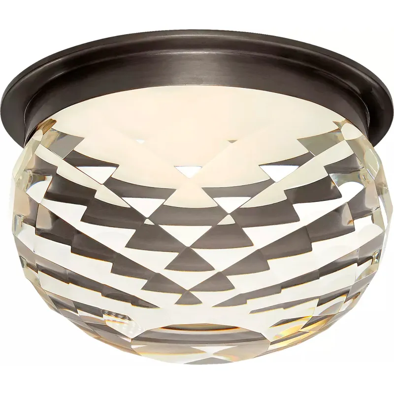 Hillam LED 5.5 inch Bronze Flush Mount Ceiling Light