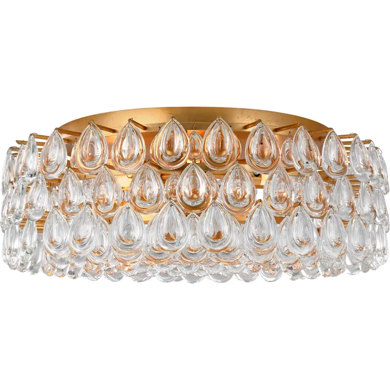 AERIN Liscia 6 Light 25 inch Gild Flush Mount Ceiling Light, Large