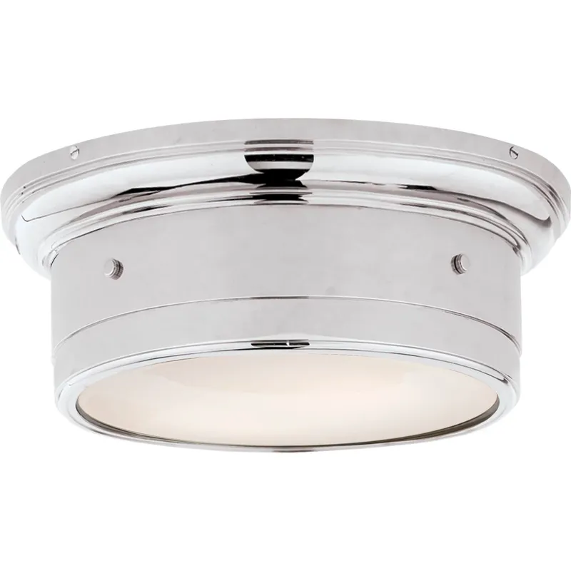 Siena2 2 Light 11.75 inch Chrome Flush Mount Ceiling Light, Small