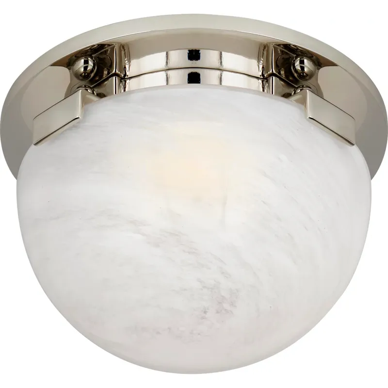 AERIN Serein LED 5.5 inch Polished Nickel Flush Mount Ceiling Light