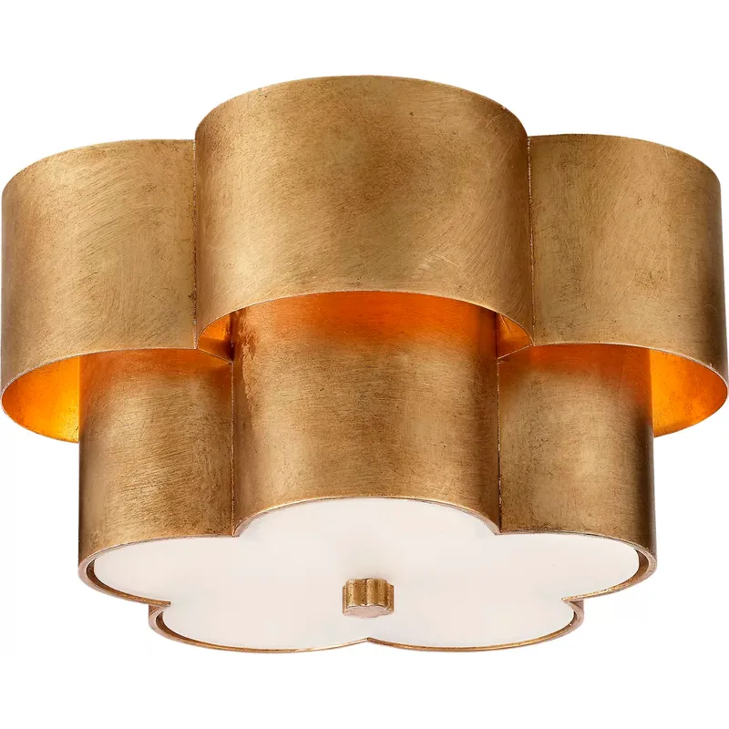 AERIN Arabelle 3 Light 13.5 inch Gild Flush Mount Ceiling Light