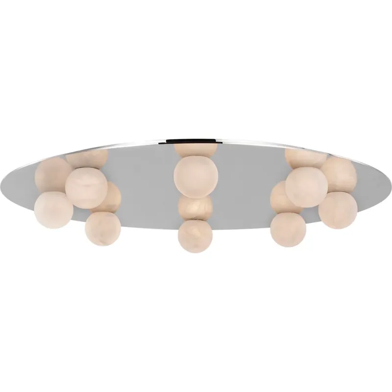 Kelly Wearstler Pertica LED 30 inch Polished Nickel Flush Mount Ceiling Light