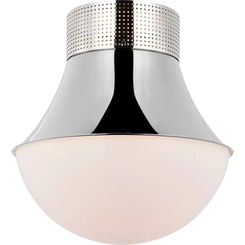 Kelly Wearstler Precision LED 17 inch Polished Nickel Flush Mount Ceiling Light