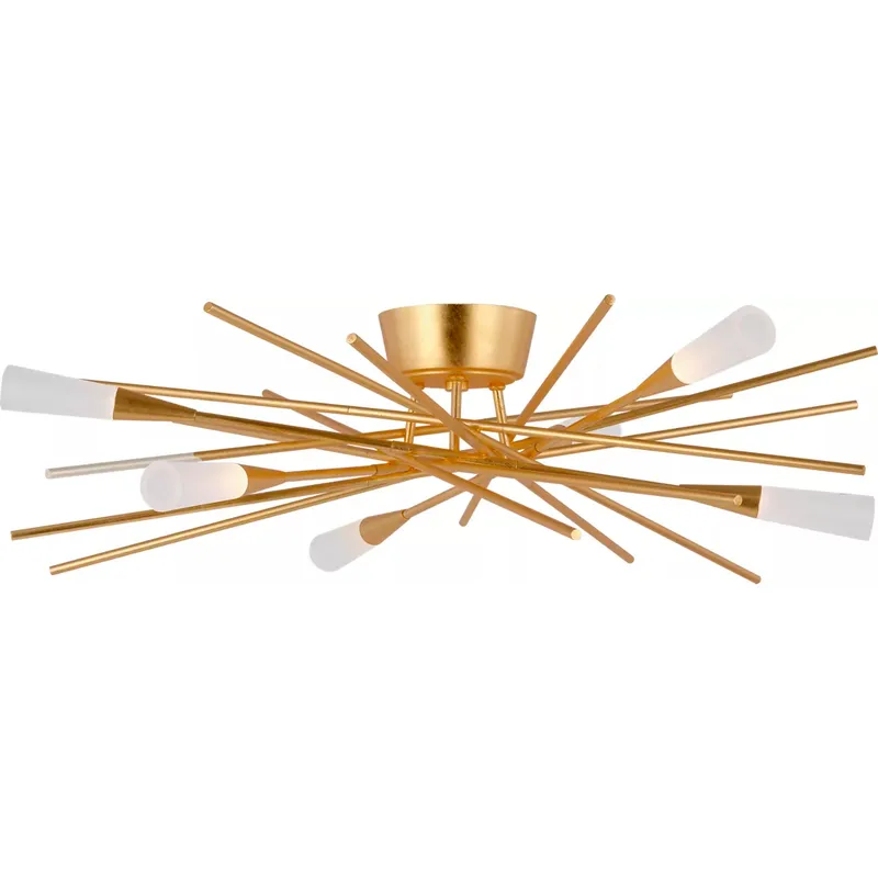 Chapman & Myers Stellar LED 28 inch Gild Flush Mount Ceiling Light