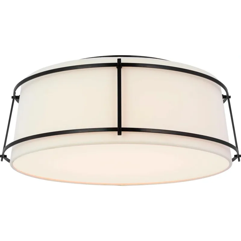 Carrier and Company Callaway LED 17.25 inch Bronze Flush Mount Ceiling Light