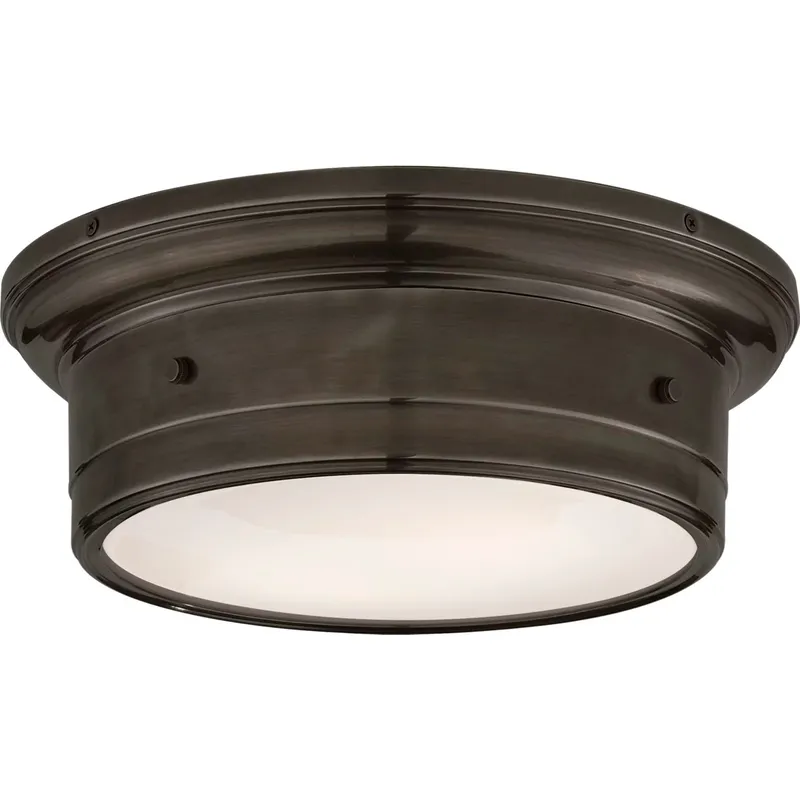 Siena2 2 Light 11.75 inch Bronze Flush Mount Ceiling Light, Small