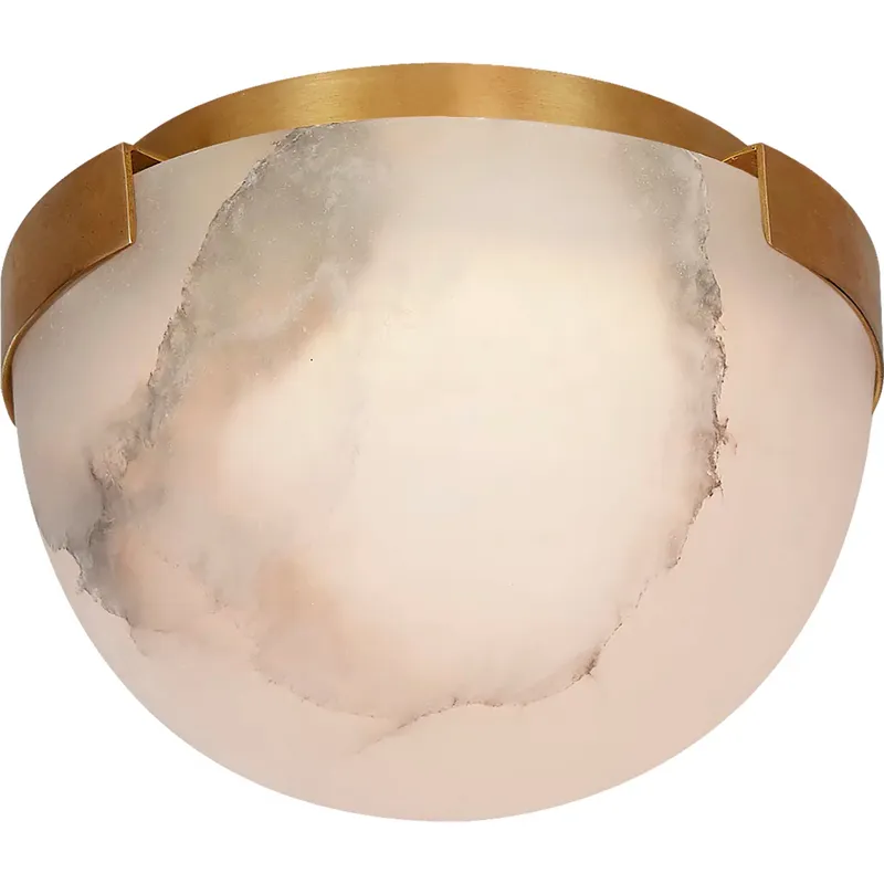 Kelly Wearstler Melange LED 5 inch Antique-Burnished Brass Flush Mount Ceiling Light