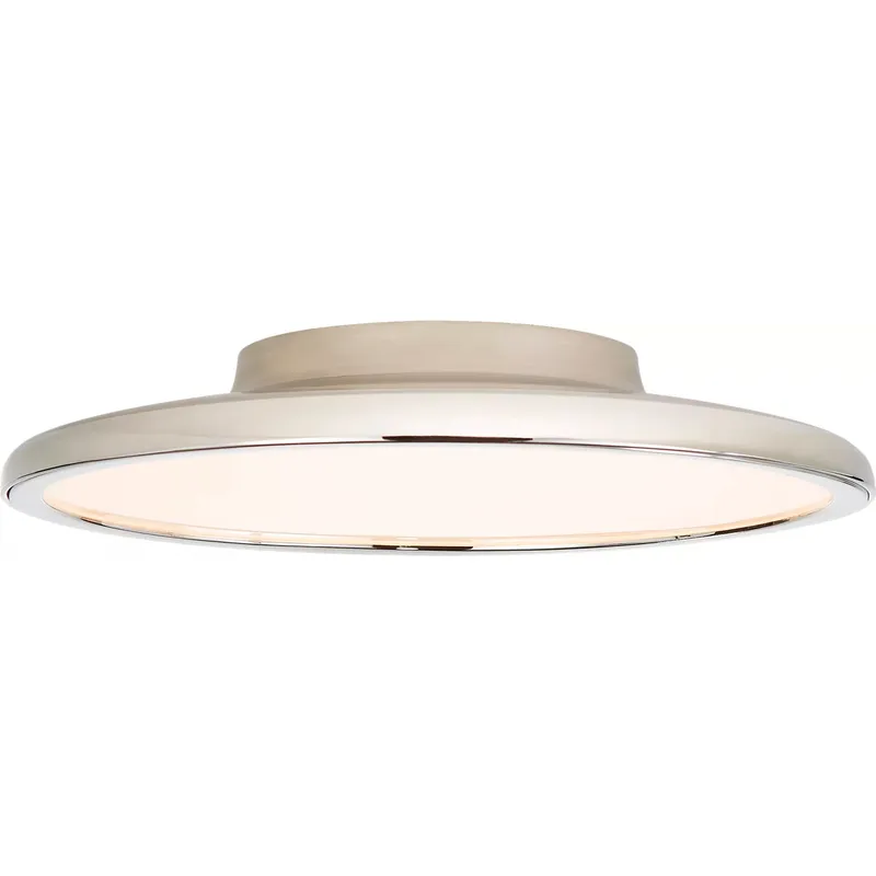 Peter Bristol Dot LED 13.75 inch Polished Nickel Flush Mount Ceiling Light