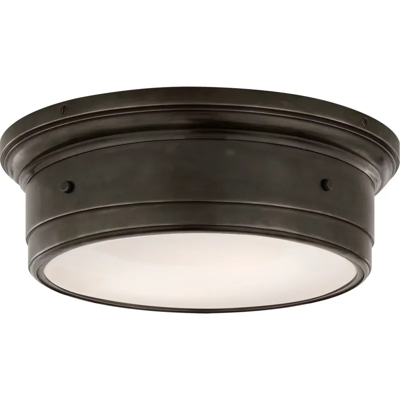 Siena2 2 Light 14 inch Bronze Flush Mount Ceiling Light, Large