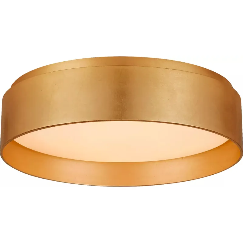 Shaw LED 11 inch Gild Flush Mount Ceiling Light, Small