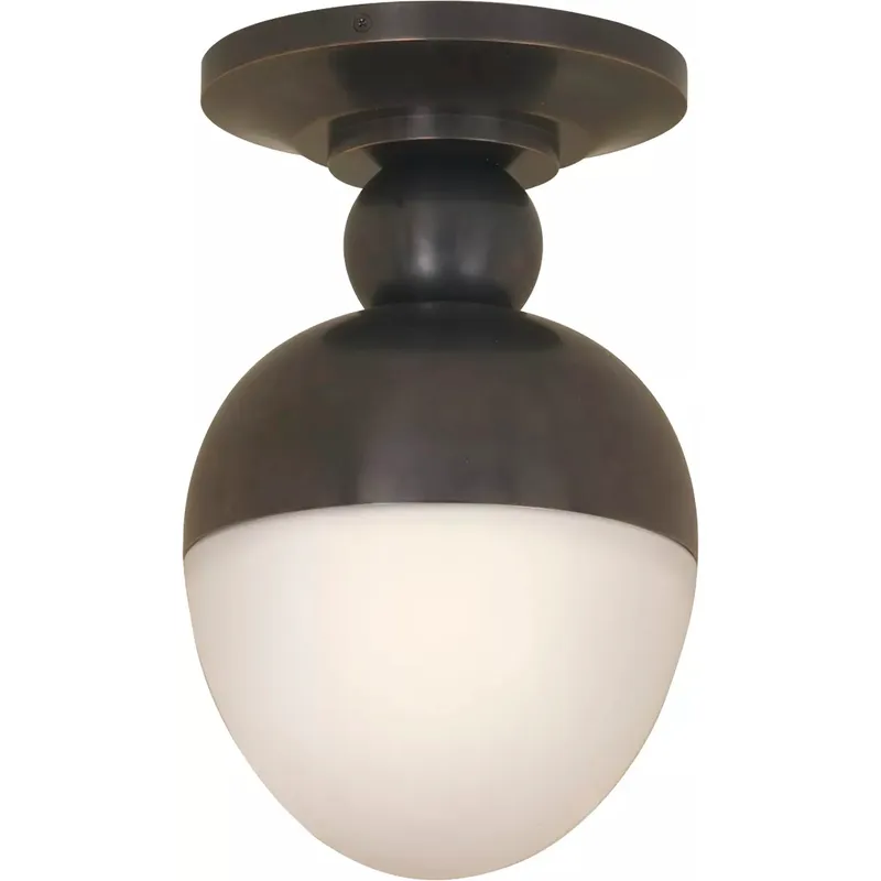 Thomas O'Brien Clark 1 Light 7.5 inch Bronze Flush Mount Ceiling Light