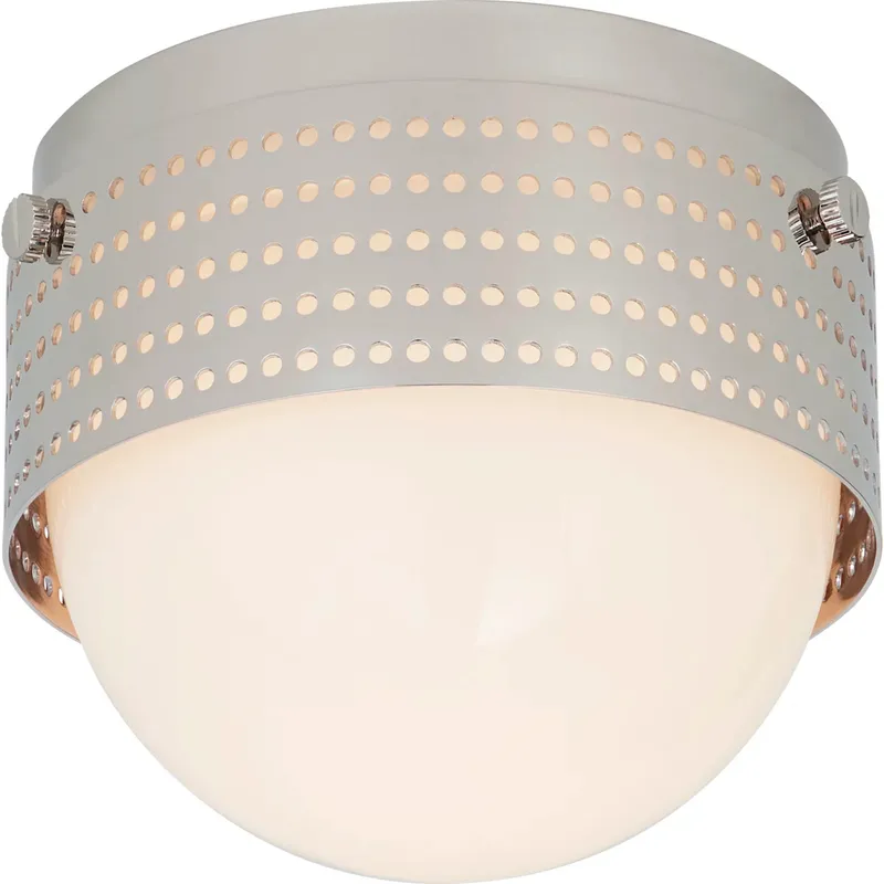 Kelly Wearstler Precision LED 4.75 inch Polished Nickel Flush Mount Ceiling Light