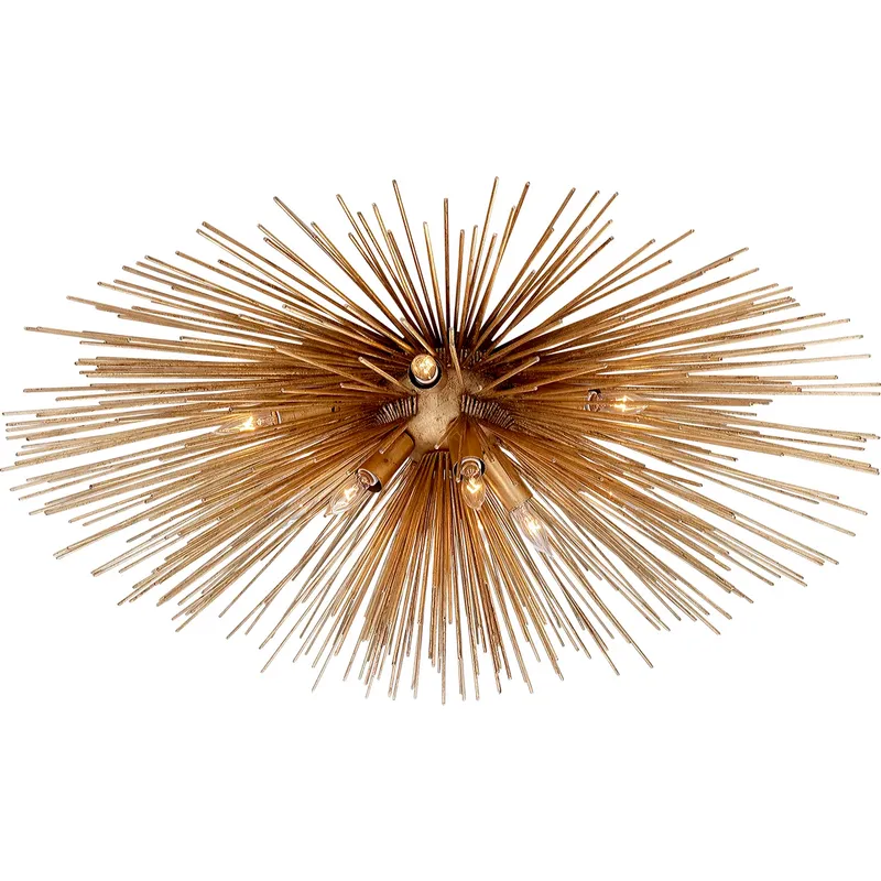 Kelly Wearstler Strada 10 Light 28 inch Gild Flush Mount Ceiling Light, Medium