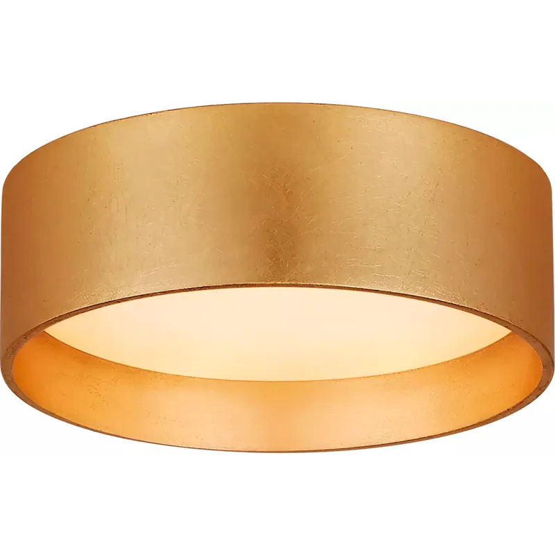 Shaw LED 5.25 inch Gild Solitaire Flush Mount Ceiling Light