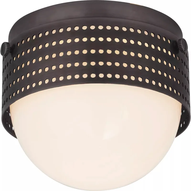 Kelly Wearstler Precision LED 4.75 inch Bronze Flush Mount Ceiling Light