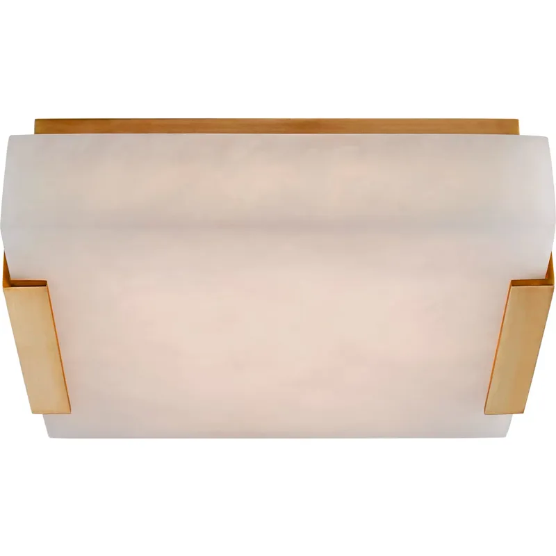 Kelly Wearstler Covet LED 8.25 inch Antique-Burnished Brass Flush Mount Ceiling Light, Small