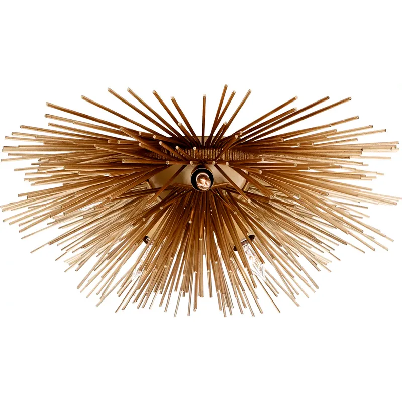 Kelly Wearstler Strada 6 Light 18.75 inch Gild Flush Mount Ceiling Light, Small