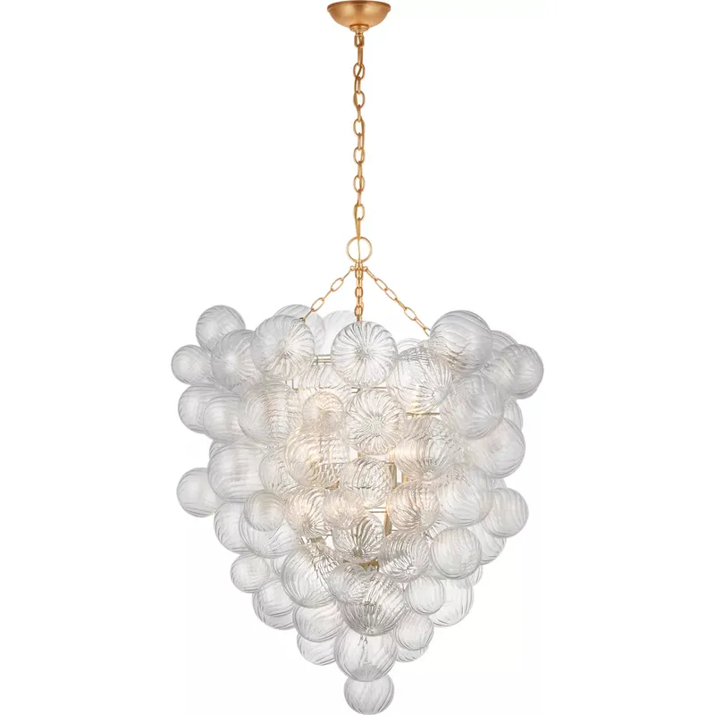 Julie Neill Talia LED 36.5 inch Gild Entry Chandelier Ceiling Light, Grande