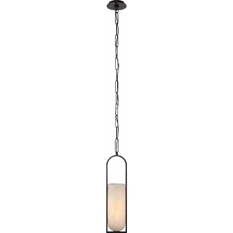 Kelly Wearstler Melange LED 6.25 inch Bronze Elongated Pendant Ceiling Light, Small