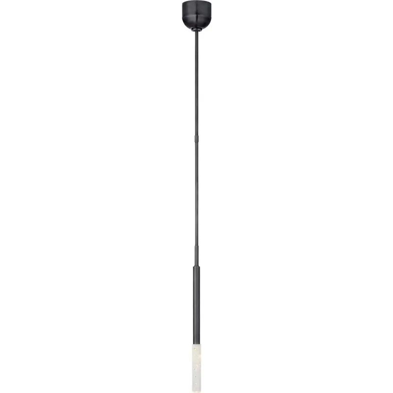 Kelly Wearstler Rousseau LED 4.5 inch Bronze Pendant Ceiling Light in Seeded Glass