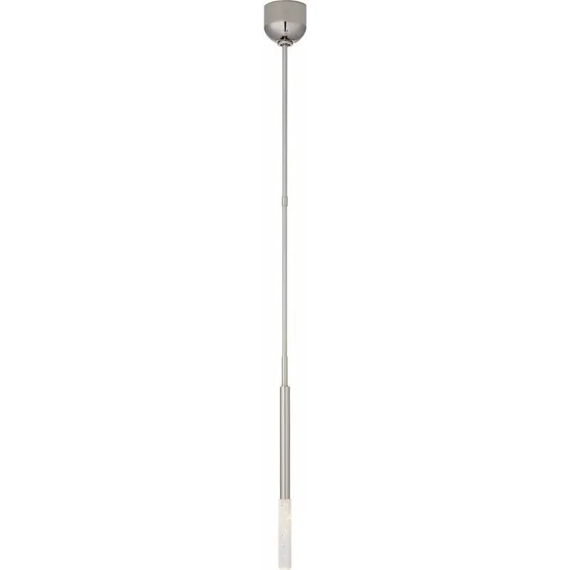 Kelly Wearstler Rousseau LED 4.5 inch Polished Nickel Pendant Ceiling Light in Seeded Glass