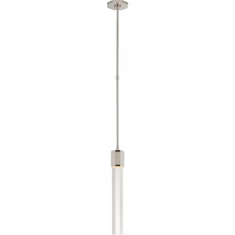 Lauren Rottet Fascio LED 3 inch Polished Nickel Pendant Ceiling Light