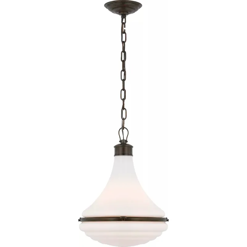 Amber Lewis Wesley LED 14.75 inch Bronze Pendant Ceiling Light