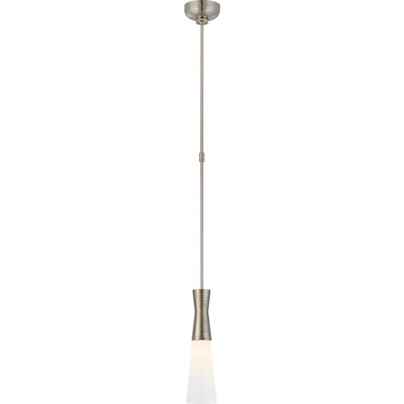 Kelly Wearstler Utopia 1 Light 4 inch Polished Nickel Pendant Ceiling Light, Small
