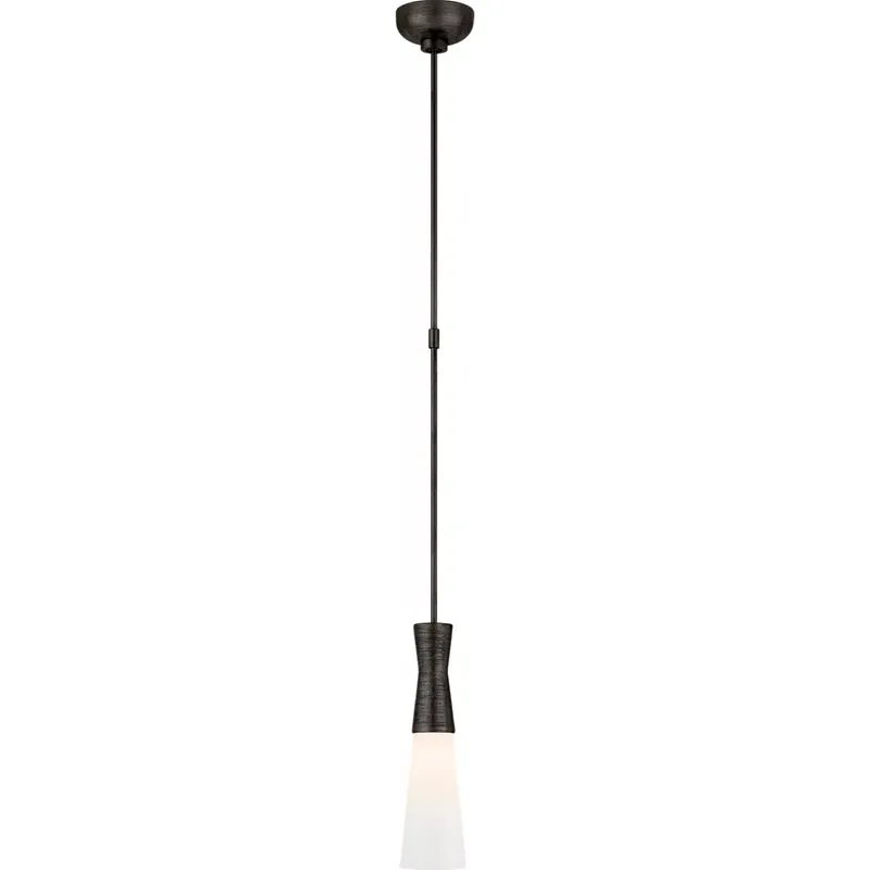 Kelly Wearstler Utopia 1 Light 4 inch Aged Iron Pendant Ceiling Light, Small