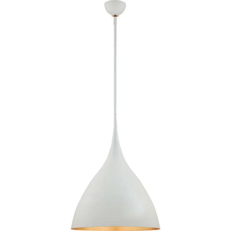 AERIN Agnes 1 Light 18 inch Plaster White Pendant Ceiling Light, Medium