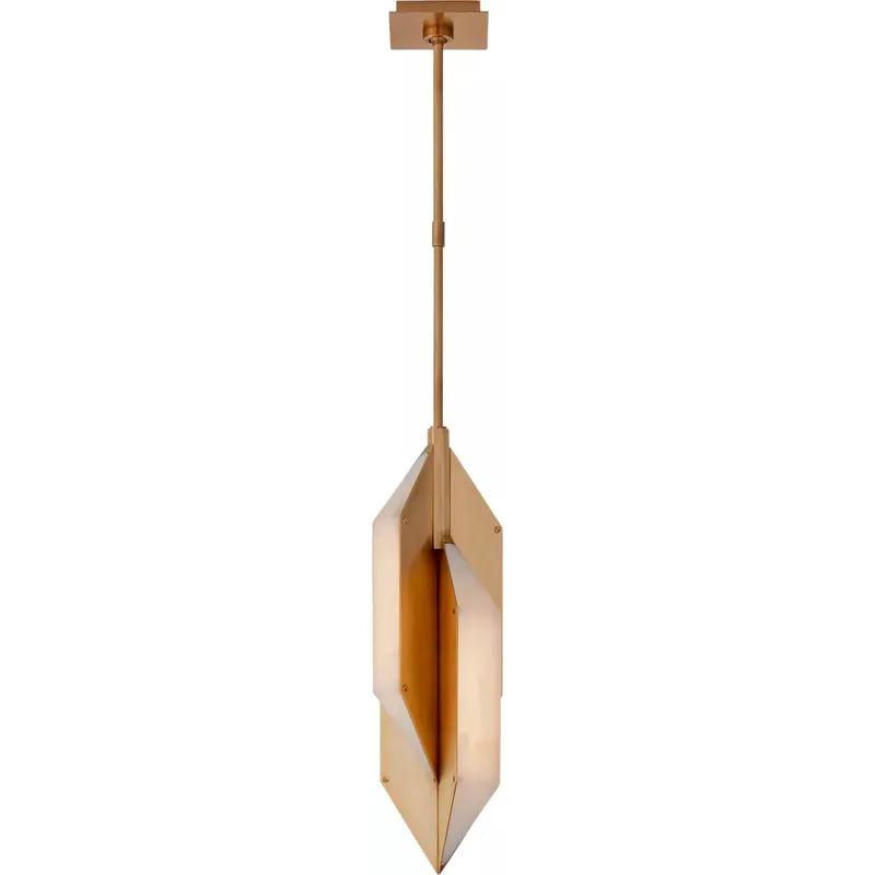 Kelly Wearstler Ophelion LED 6 inch Antique-Burnished Brass Pendant Ceiling Light, Small