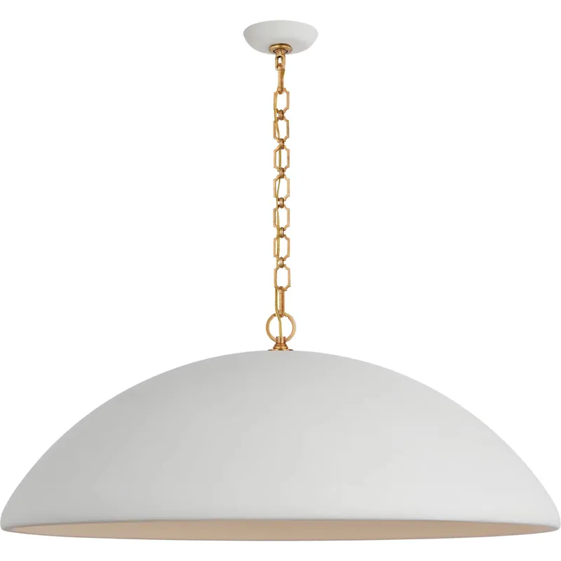 Suzanne Kasler Elliot LED 42 inch Matte White Pendant Ceiling Light, Oversized