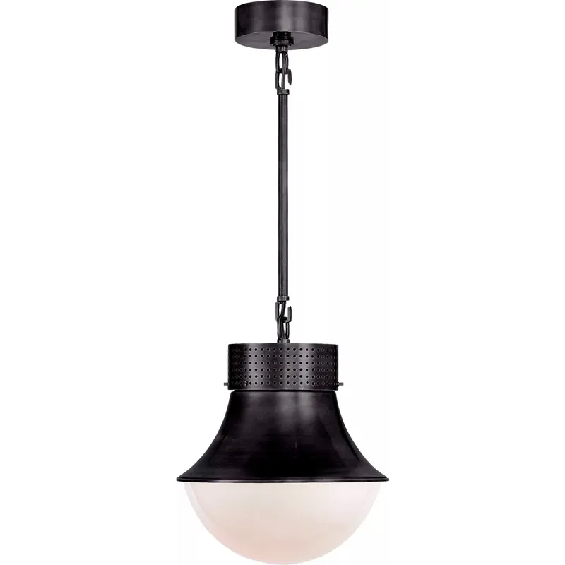 Kelly Wearstler Precision 1 Light 10 inch Bronze Pendant Ceiling Light, Small